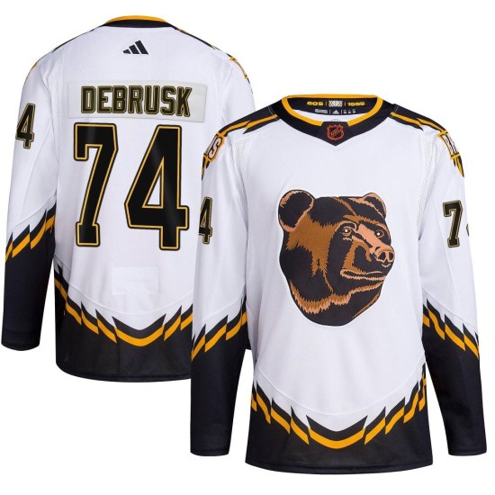 Jake DeBrusk Boston Bruins Authentic Reverse Retro 2.0 Adidas Jersey - White