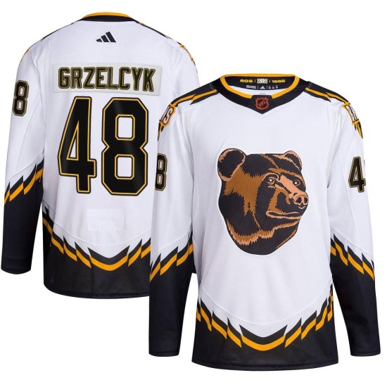 Matt Grzelcyk Boston Bruins Authentic Reverse Retro 2.0 Adidas Jersey - White