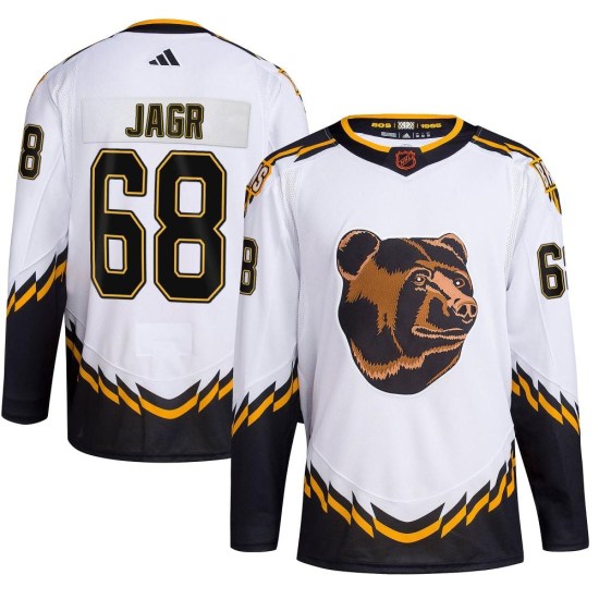 Jaromir Jagr Boston Bruins Authentic Reverse Retro 2.0 Adidas Jersey - White