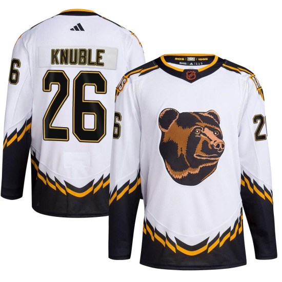 Mike Knuble Boston Bruins Authentic Reverse Retro 2.0 Adidas Jersey - White