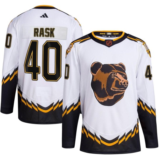 Tuukka Rask Boston Bruins Authentic Reverse Retro 2.0 Adidas Jersey - White