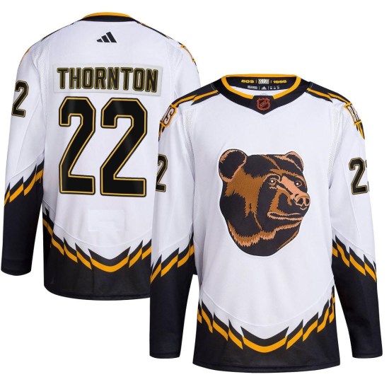 Shawn Thornton Boston Bruins Authentic Reverse Retro 2.0 Adidas Jersey - White