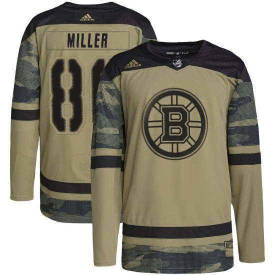 Kevan Miller Boston Bruins Youth Authentic Military Appreciation Practice Adidas Jersey - Camo