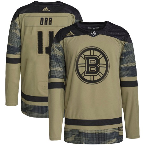 Bobby Orr Boston Bruins Youth Authentic Military Appreciation Practice Adidas Jersey - Camo