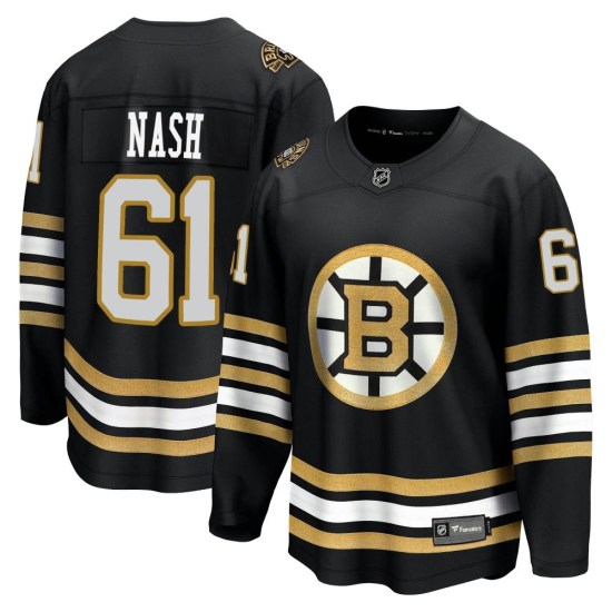 Rick Nash Boston Bruins Youth Premier Breakaway 100th Anniversary Fanatics Branded Jersey - Black