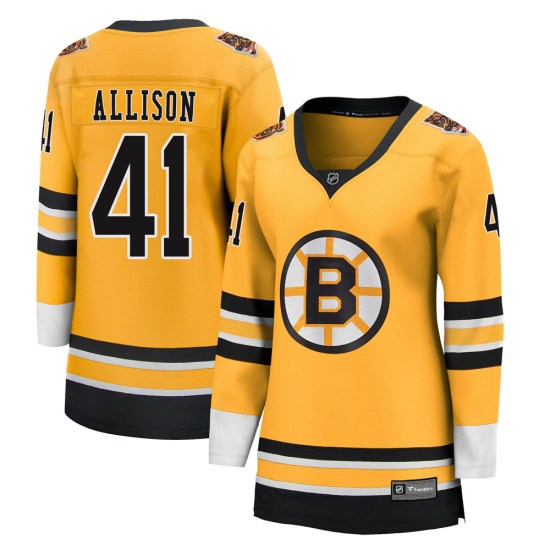 Jason Allison Boston Bruins Women's Breakaway 2020/21 Special Edition Fanatics Branded Jersey - Gold