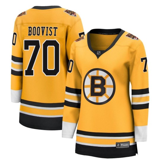 Jesper Boqvist Boston Bruins Women's Breakaway 2020/21 Special Edition Fanatics Branded Jersey - Gold