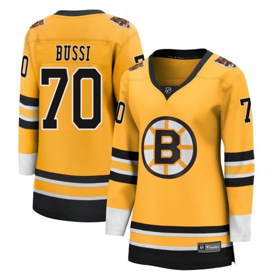 Brandon Bussi Boston Bruins Women's Breakaway 2020/21 Special Edition Fanatics Branded Jersey - Gold