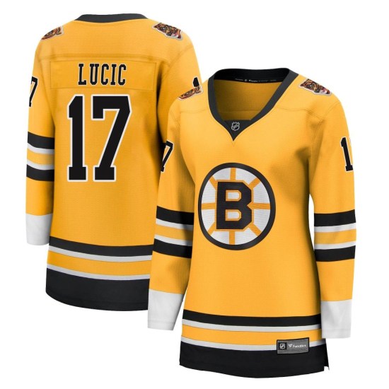 Milan Lucic Boston Bruins Women's Breakaway 2020/21 Special Edition Fanatics Branded Jersey - Gold