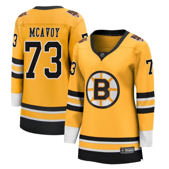 Charlie McAvoy Boston Bruins Women's Breakaway 2020/21 Special Edition Fanatics Branded Jersey - Gold