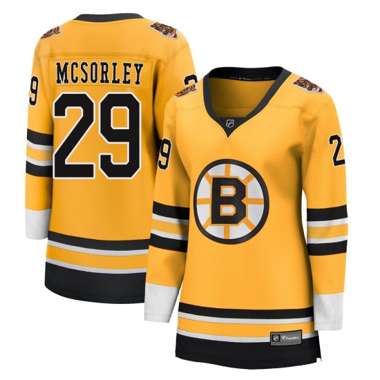 Marty Mcsorley Boston Bruins Women's Breakaway 2020/21 Special Edition Fanatics Branded Jersey - Gold