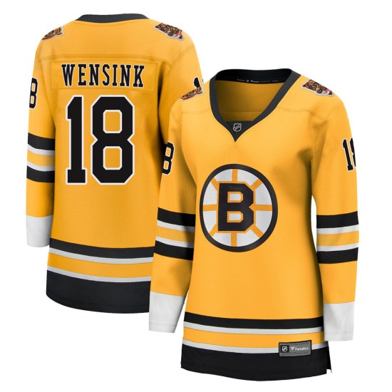 John Wensink Boston Bruins Women's Breakaway 2020/21 Special Edition Fanatics Branded Jersey - Gold