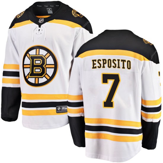 Phil Esposito Boston Bruins Breakaway Away Fanatics Branded Jersey - White