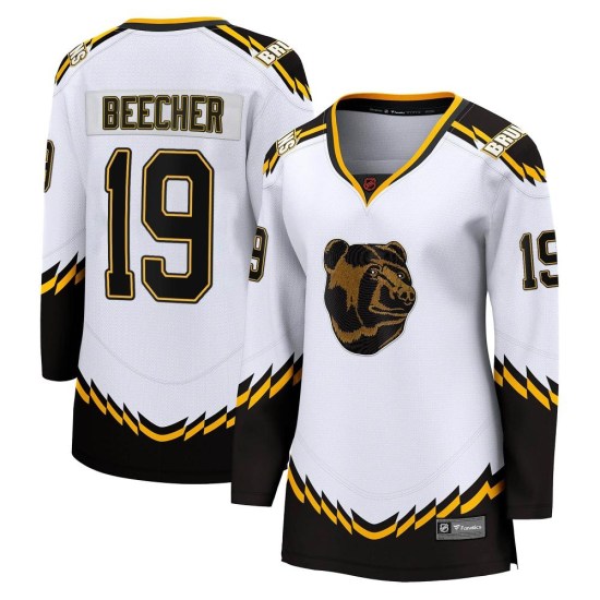 Johnny Beecher Boston Bruins Women's Breakaway Special Edition 2.0 Fanatics Branded Jersey - White
