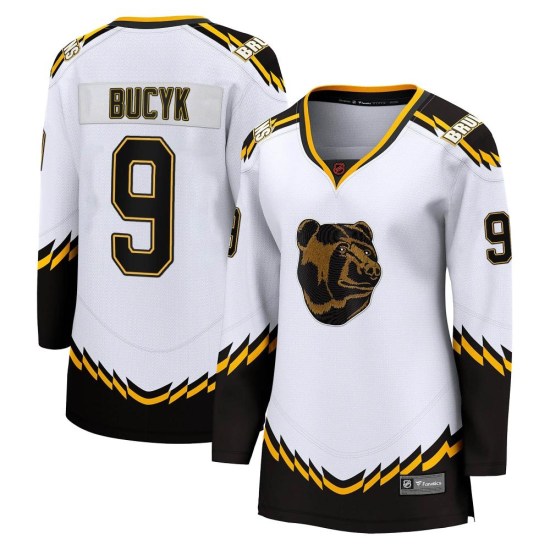 Johnny Bucyk Boston Bruins Women's Breakaway Special Edition 2.0 Fanatics Branded Jersey - White