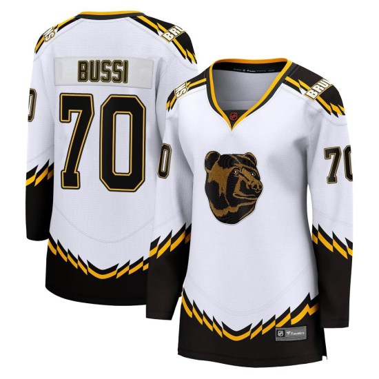 Brandon Bussi Boston Bruins Women's Breakaway Special Edition 2.0 Fanatics Branded Jersey - White