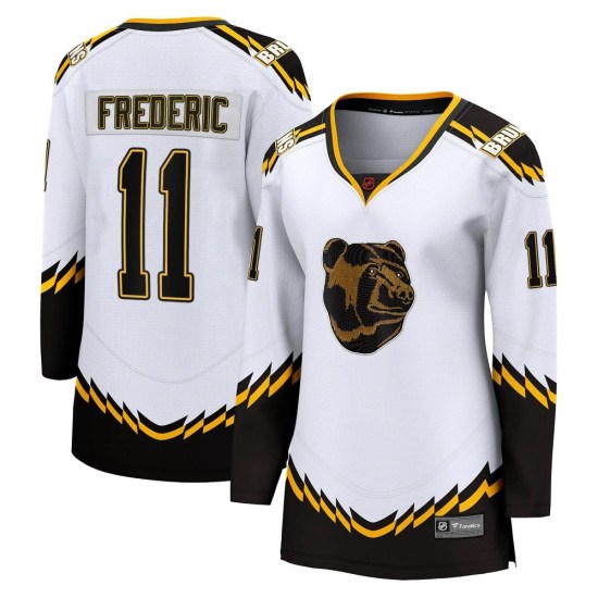Trent Frederic Boston Bruins Women's Breakaway Special Edition 2.0 Fanatics Branded Jersey - White