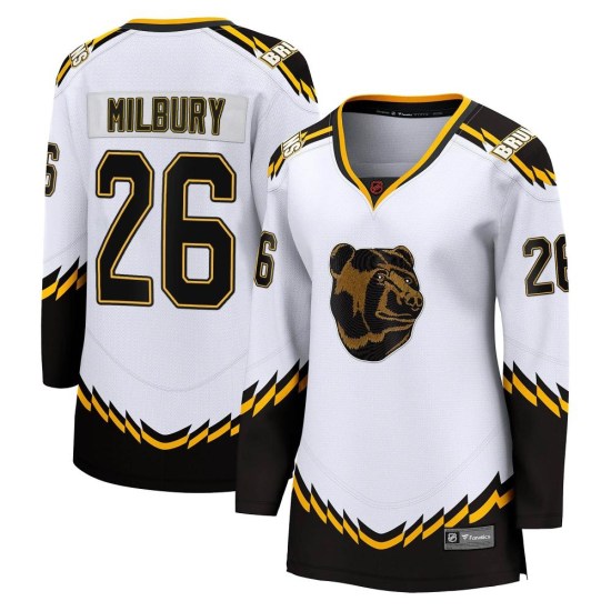 Mike Milbury Boston Bruins Women's Breakaway Special Edition 2.0 Fanatics Branded Jersey - White