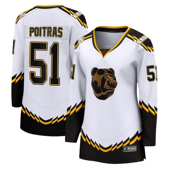 Matthew Poitras Boston Bruins Women's Breakaway Special Edition 2.0 Fanatics Branded Jersey - White