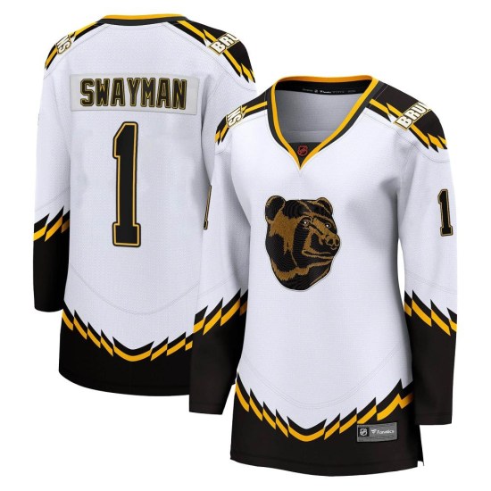 Jeremy Swayman Boston Bruins Women's Breakaway Special Edition 2.0 Fanatics Branded Jersey - White